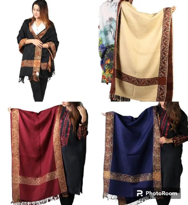 Kashmiri Shawl For Girls Wool Shawls Warm Shawl Winter
