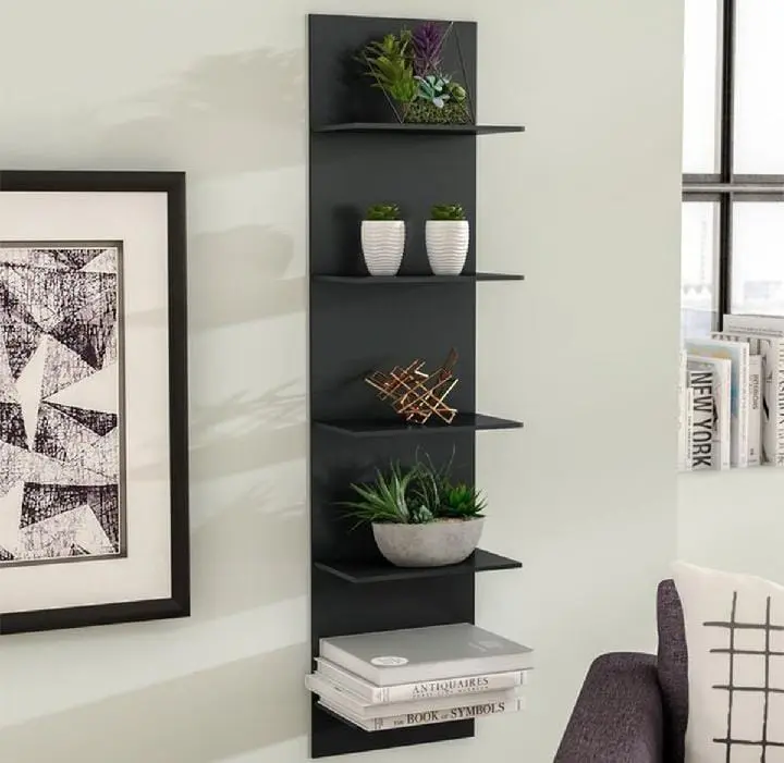 Adorable Wall Mounted Wooden Shelves - Floating Shelves, Book Shelf