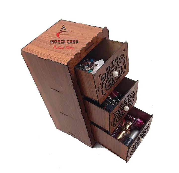 storage box, jewelry box, space saver, triple case