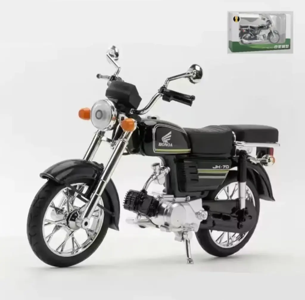 Diecast Honda 70 Motorcycle Classic Model Bike Toy 1:12