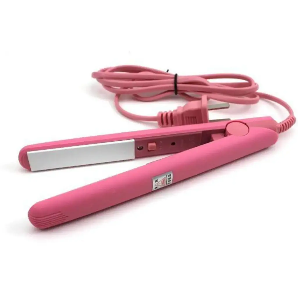 Travel Mini Hair Flat Iron Ceramic Plate Hair Straightene