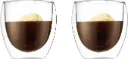 Bodum 2 Pack 8 oz Pavina Double Wall Glasses, High Heat Borosilicate | Clear