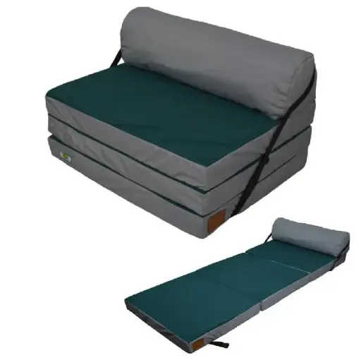 Relaxsit Foldable Z Chair Bed folding Mattress  Portable Sofa Cum Bed Folding Chair Bed Two tone Sofa Chair Bed Mattress Foam