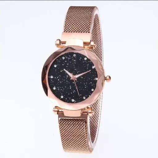 Lastest Stylish & Fashionable Magnet Chain Watch For Girls - New Arrival