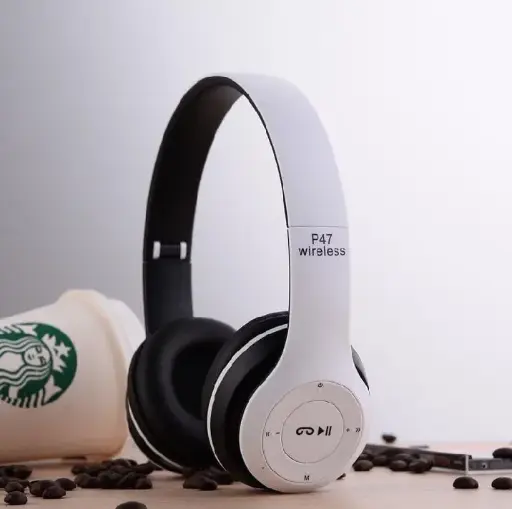 Orignal P47 Wireless Headset Bluetooth Foldable On-Ear Headphone