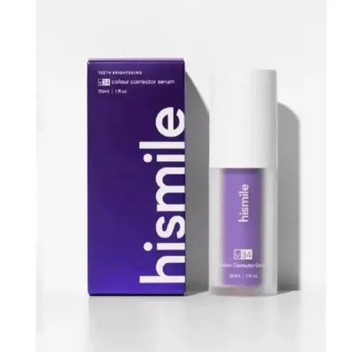 Hismile V34 Purple Color Corrector Teeth Toothpaste Effective Whitening Teeth Mousse Oral Cleaning Whitening