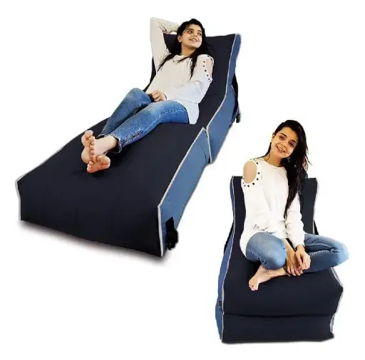 Relaxsit Wallow Bean Bag Bed Chair Multipurpose Water Repellant Flip out Sofa bed