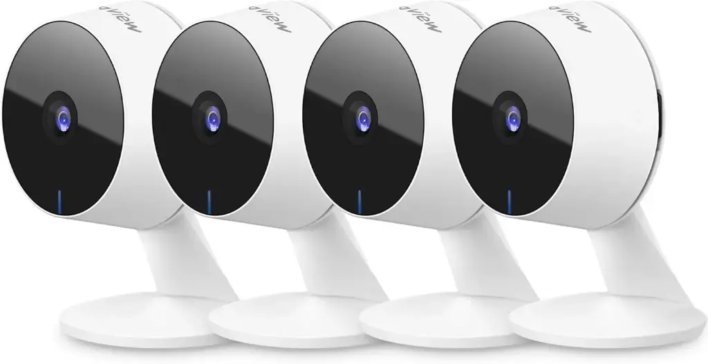 LaView 4pcs Indoor Security Cameras – 1080P Wi-Fi, Motion Detect, Two-Way Audio, Night Vision