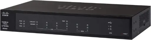 Cisco RV340 VPN Router with 4 Gigabit Ethernet (GbE) Ports plus Dual WAN, Limited Lifetime Protection (RV340-K9-NA)