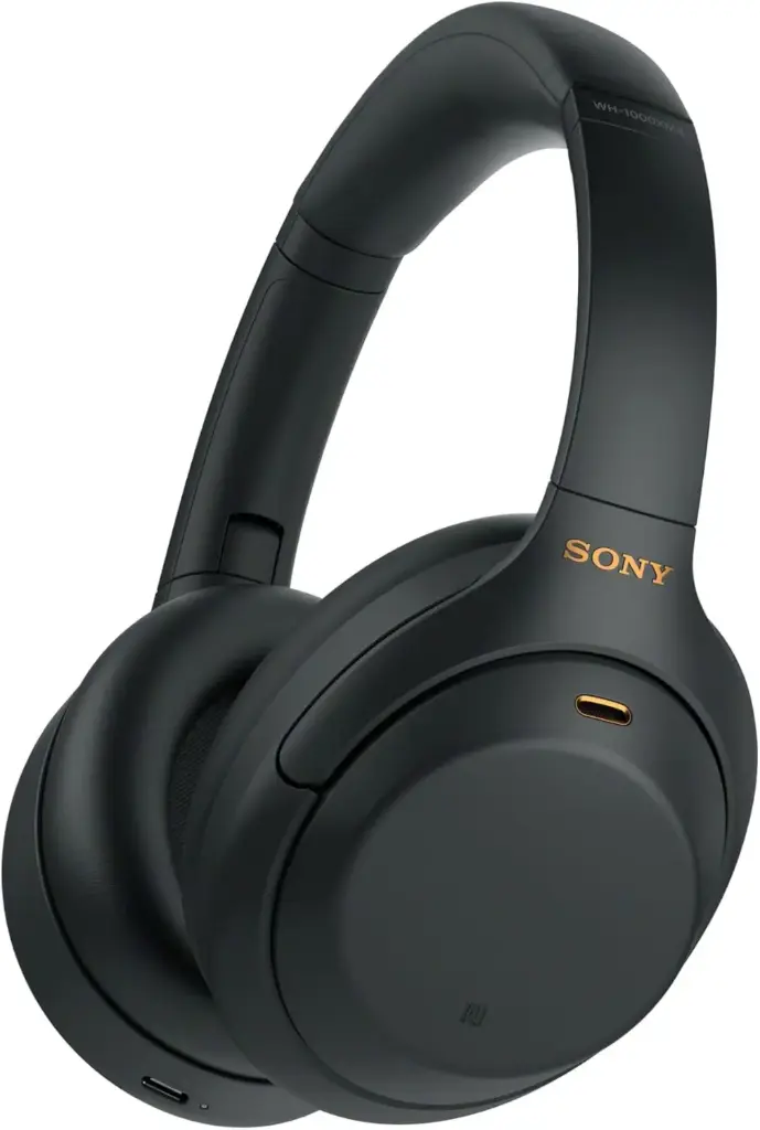 Sony WH-1000XM4 Wireless Noise-Canceling Headphones with Mic and Alexa Control.
